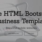 Bootstrap Business Template Free HTML Website Templates