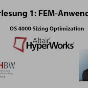 Optistruct OS 4000 Sizing Optimization