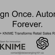 Design Once Automate Forever AI KNIME For Retail Sales Reporting