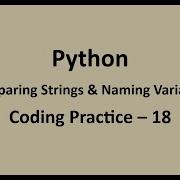 Coding Practice 18 Comparing Strings Naming Variables Python NxtWave CCBP