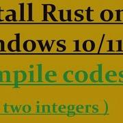 How To Install Rust On Windows 11