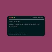 Python Datetime Convert Seconds To Hh Mm Ss