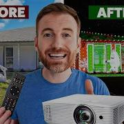 Decorating My House With An 8 000 Lumen Projector