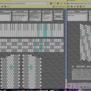 MIDI File Visualized By Web App Via Web MIDI API