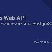Net 5 Web API CRUD Using Entity Framework And PostgreSQL