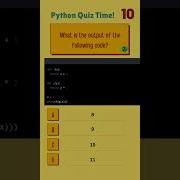 Python Quiz 16