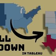 Parameter Actions Geographical Drill Down In Tableau