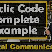 Cyclic Code Complete Example With Step By Step Solution