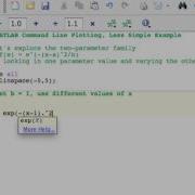 MATLAB Command Line Plotting Less Simple Example