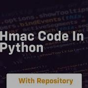 Hmac Code In Python