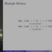 Atomic S Memory Orders What For Frank Birbacher ACCU 2017