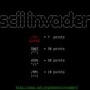 Ascii Invaders Space Invaders Clone