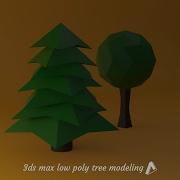 Low Poly Tree Modeling 3DS Max
