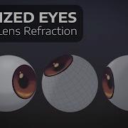 Stylized Eyeball Workflow With Refraction Blender