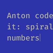 Anton Code It 1 SpiralNumbers из CodeSignal