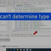 Can T Determine Type For Tag Macro Name In Android Studio