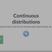 R Tutorial Continuous Distributions