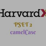 HarvardX CS50 Python CamelCase PSET 2