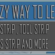 Visual Basic Beginner Lesson 7 Menu Strip Tool Strip Status Strip Crazy Tutorial