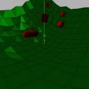 Physics Simulation GJK EPA Algorithm Test 1