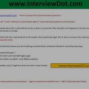 What Happens If You Call Run Method On Java Thread Object Interview Question