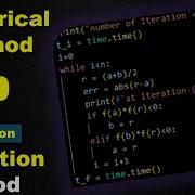 Python Code Of Bisection Method Method To Find The Roots Numerical Method By Python Python