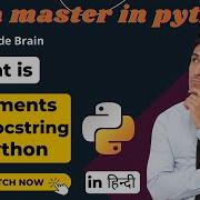 4 What Is Comments And Docstring In Python Programming Pythontutorial Comments Docstring