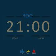 TOC0023 21 Minute Silent Timer 15 Sec Alarm Digital Countdown FHD 1080p Series1 Corporate Blu