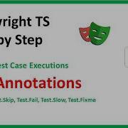 Как управлять выполнением тестов Playwright с помощью различных аннотаций Playwright Test Onlu