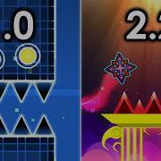 I Made An Impossible Level In All GD Updates 1 0 2 2