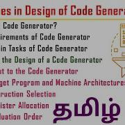 CS3501 Issues In Design Of Code Generator Cs3501 Compiler Design Lexical