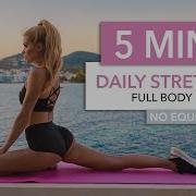 5 MIN DAILY STRETCH A Super Quick Routine For Every Day No Equipment I Pamela Reif