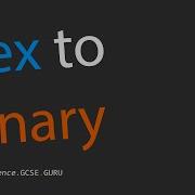 How To Convert Hexadecimal To Binary