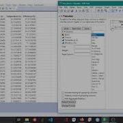 Summary Statistics Using Tabulate Menu JMP
