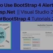 How To Use Bootstrap 4 Alert Class In Asp Net Visual Studio 2019 Bootstrap 4 Tutorials 2