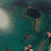 Skydiving Into The Blue Hole Belize