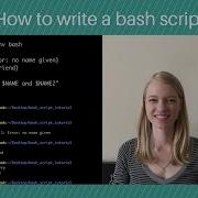 How To Write A Bash Script