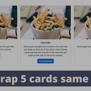 Bootstrap Cards Same Height Bootstrap Cards Side By Side
