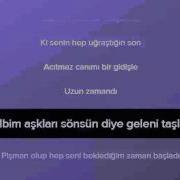 Edis Benim Ol Lyrics