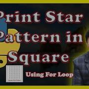 Python Pattern Programs How To Print Stars In Square Shape Tutorial 33