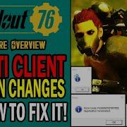 Multi Client Options Gone With Update 33 But There Is A Solution Feature Overview Fallout 76