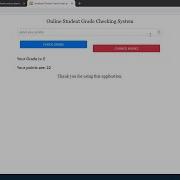 SIMPLE GRADE CHECKING SYSTEM IN PHP Source Code Projects