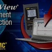 AEMC DataView Connecting Instruments To Computer Through DataView