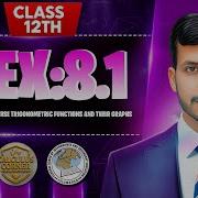 Exercise 8 1 Class 12 Math NBF New Book 2025 Inverse Trigonometric Functions Their Graphs