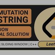 LeetCode 567 Permutation In String Map Sliding Window