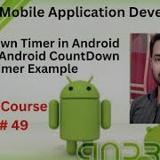 Tutorial 49 Countdown Timer In Android Studio Android CountDown Timer Example