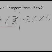 Represent A Set Using Set Builder Notation