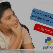 Finding Mean Median And Mode Using Python