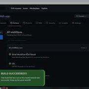 Github Actions Showing A Result Of A Build Action As A Twitch Overlay