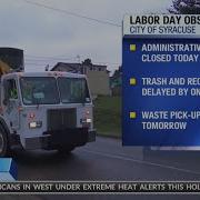 Trash Pickup Delayed This Week Due To Labor Day